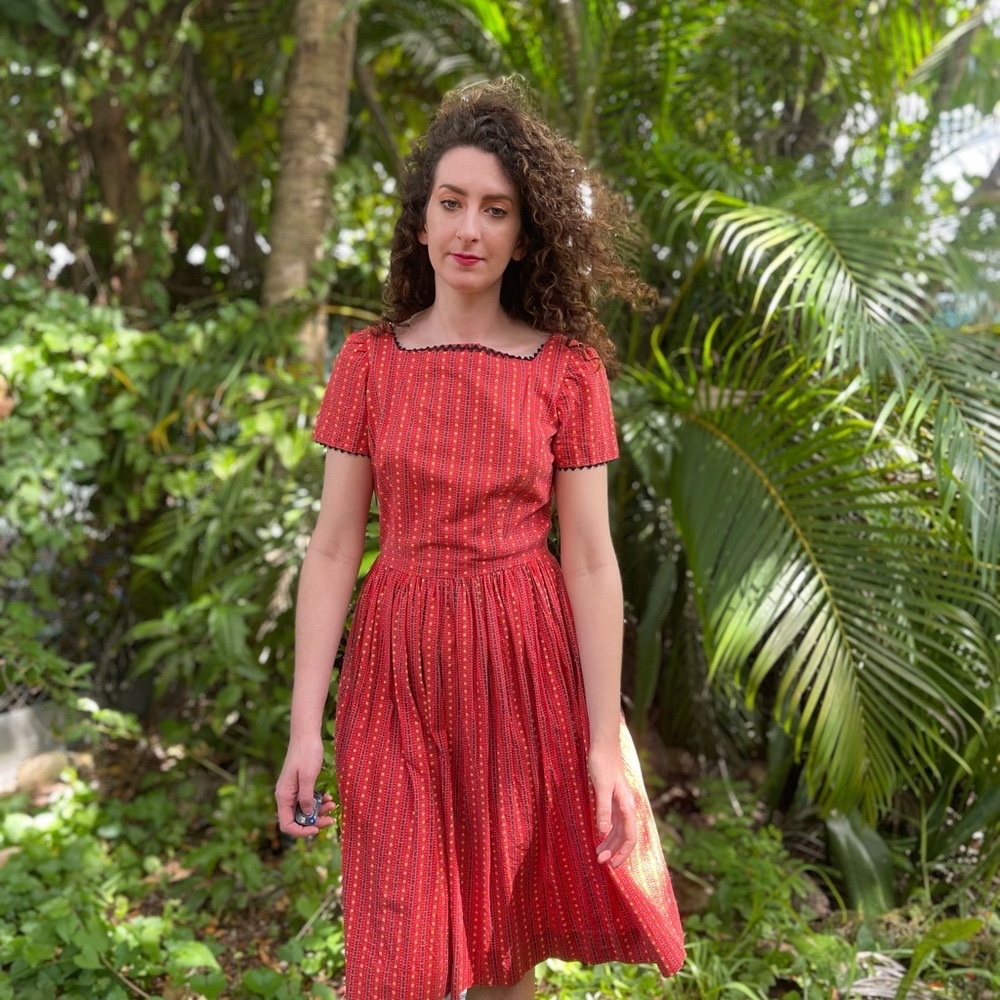 1950s vintage dress